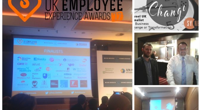 Synel UK at Employee Experience Awards