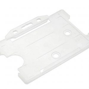 Card holder Clear open faced rigid card holders - Landscape-Packs of 100
